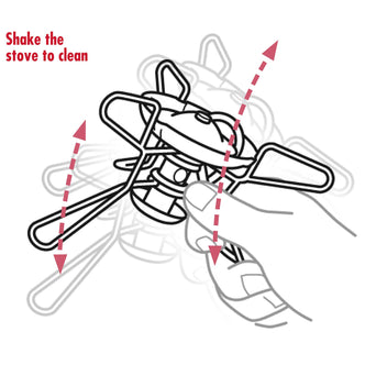 MSR Whisperlite Camping Stove diagram