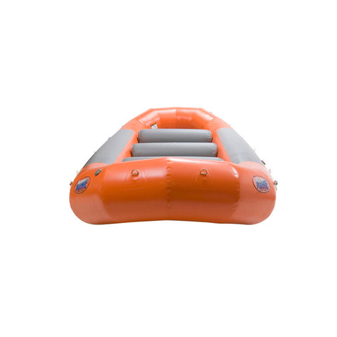 AIRE 143R Self-Bailing Raft in Orange front
