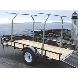 Malone TopTier Utility Trailer Cross Bar System on a beach
