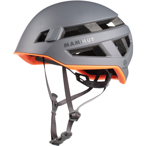 Mammut Crag Sender Rock Climbing Helmet in Titanium side