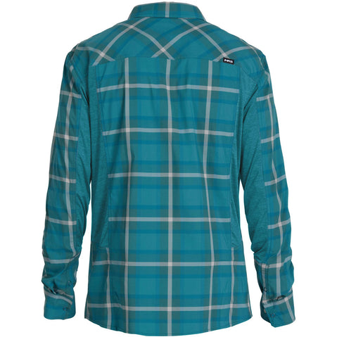 NRS Men's Guide Long Sleeve Shirt Mediterranea back