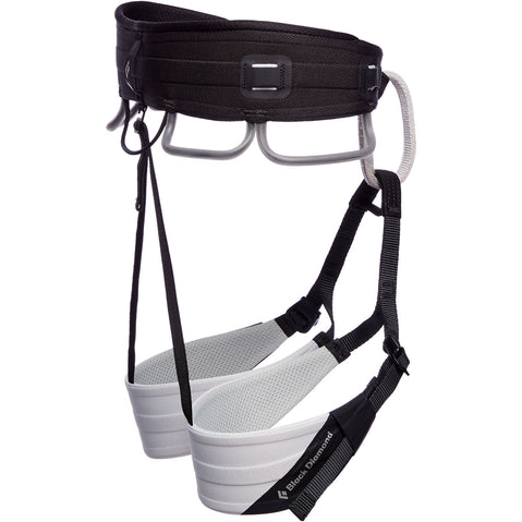 Black Diamond Technician Recco Rock Climbing Harness in Alloy side