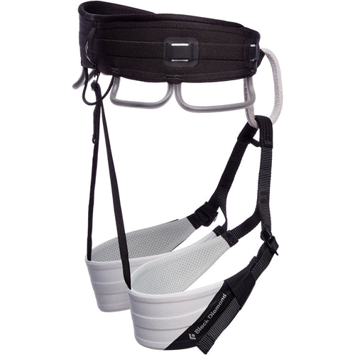 Black Diamond Technician Recco Rock Climbing Harness in Alloy side