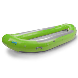 AIRE 143D Self-Bailing Raft in Limited Lime angle