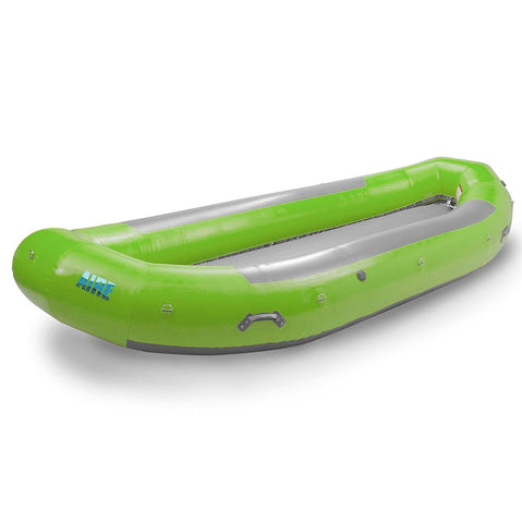 AIRE 143D Self-Bailing Raft in Limited Lime angle