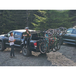 Yakima HangTight 6 Bike Vertical Hitch Rack lifestyle