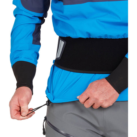 NRS Men's Stratos Semi-Dry Paddling Jacket drawstring