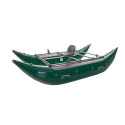 AIRE Wave Destroyer 12 Cataraft in Dark Green angle
