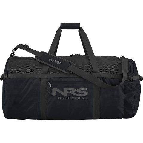 NRS Purest Mesh Duffel Bag in Black in 90L side