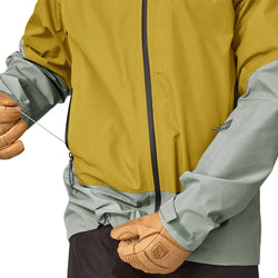 Patagonia Men's Storm Shift Jacket Shrub Green  waist drawstring