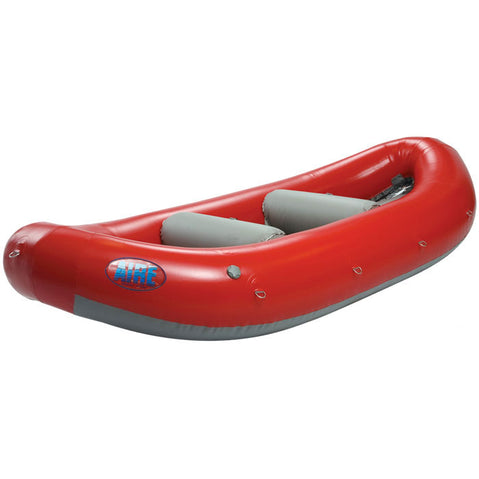 AIRE Puma Self-Bailing Raft in Red angle