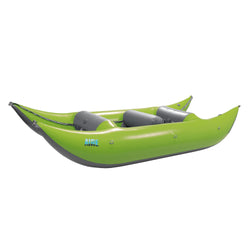 AIRE Sabertooth R2 Cataraft in Blue angle