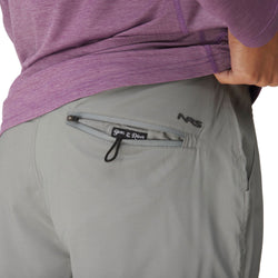 NRS Women's Beda Jogger in Stone model pocket