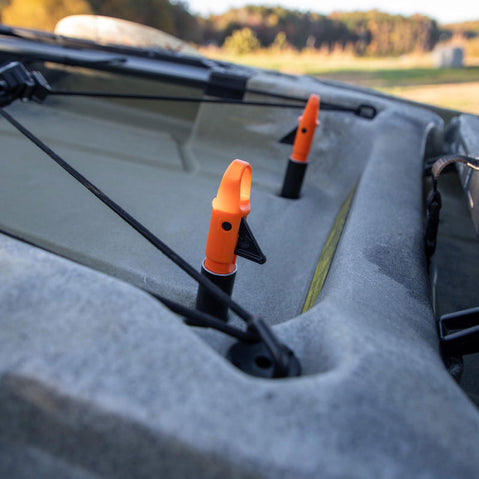 YakAttack TowNStow Scupper Kayak Cart lifestyle