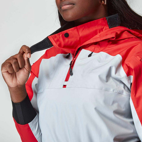 NRS Women's Riptide Paddling Jacket quarry waist pull adjustment