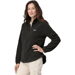 Patagonia Women's Classic Microdini Jacket in Black model front