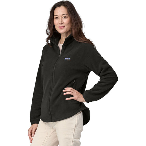 Patagonia Women's Classic Microdini Jacket in Black model front