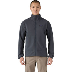 Patagonia Men's R1 TechFace Jacket Smolder Blue model front