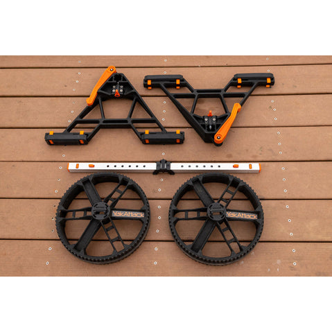 YakAttack TowNStow Bunkster Kayak Cart handle