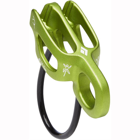 Black Diamond ATC Alpine Guide Belay/Rappel Device in Envy Green front