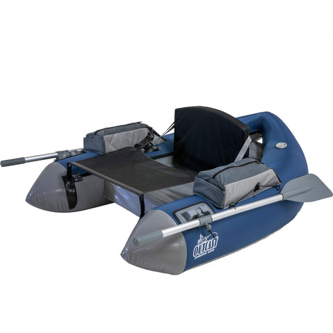 Outcast Sporting Gear Cruzer Max Float Tube in Navy angle