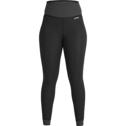 NRS Women's HydroSkin 0.5 Pants in Black/Graphite front