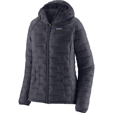 Patagonia Women's Micro Puff Hoody in Smolder Blue angle