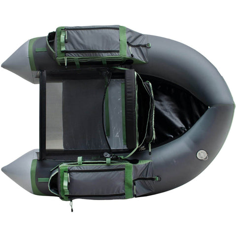 Outcast Fat Cat LCS Float Tube in Gray/Sage top