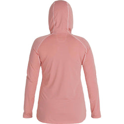 NRS Women's Silkweight Hoodie in Mauve back