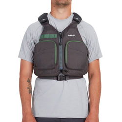 NRS Wrangler Lifejacket (PFD) in Charcoal model front