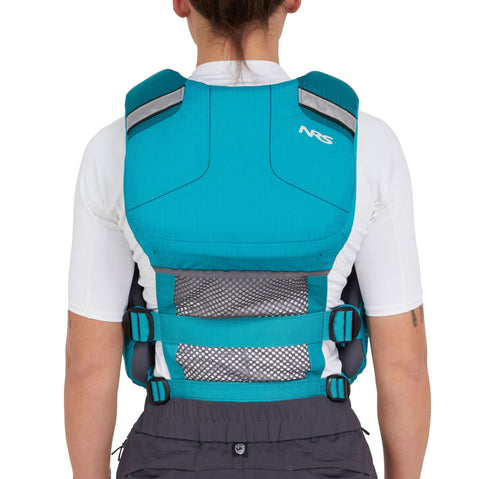 NRS cVest Lifejacket (PFD) in Aqua model back