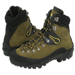 La Sportiva Karakorum Mountaineering Boots in Green pair