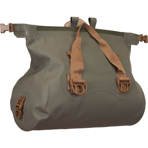 Watershed Chattooga Duffel Dry Bag in Smoke Green angle