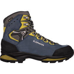 Lowa Camino EVO GTX Trekking Boots in Steel Blue/Kiwi side