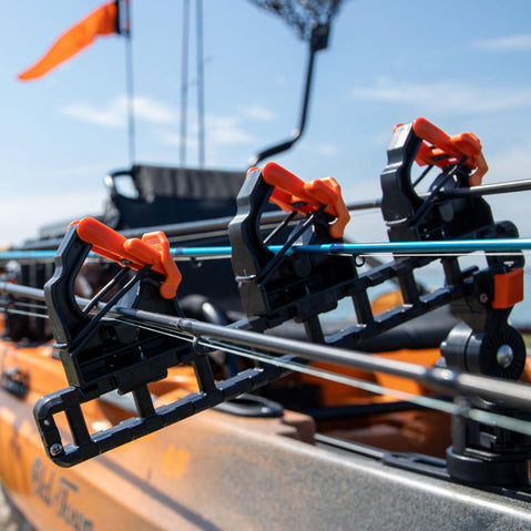 YakAttack SideStage Pro Rod Holder Rack lifestyle