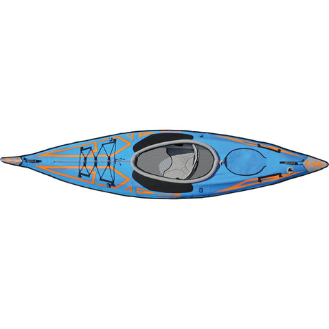Advanced Elements AdvancedFrame Expedition Elite Inflatable Kayak in Blue/Orange top