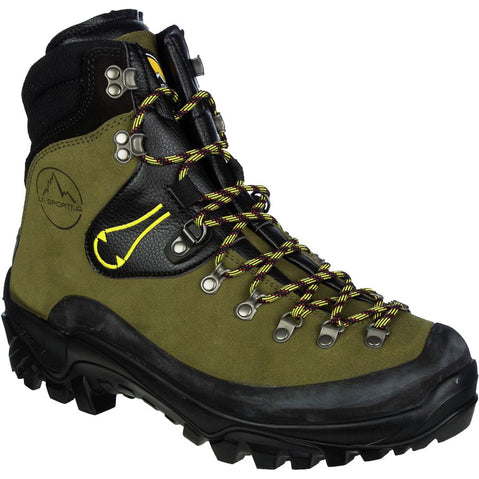 La Sportiva Karakorum Mountaineering Boots in Green angle
