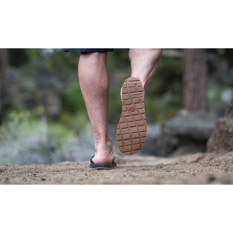 Astral Men's Filipe Sandals in Space Black man walking