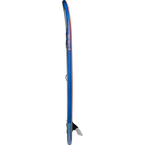 Level 6 Twelve Six Carbon Inflatable SUP Board Package in Aegean Blue side