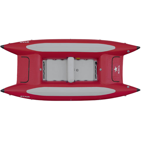 Star Slice XL 12 Paddle Cataraft in Red top