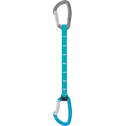 Petzl Djinn Axess Quickdraw in Turquoise in 25 cm front
