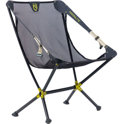 Nemo Moonlite Reclining Camp Chair in Black Pearl angle