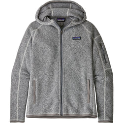 Patagonia Women's Better Sweater Hoody in Birch White front