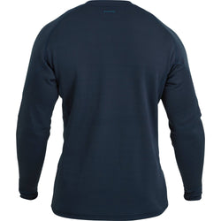 NRS Men's Expedition Weight Long Sleeve Shirt in Navy back