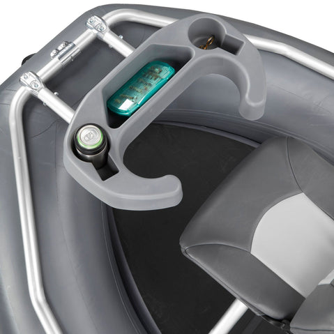 NRS Slipstream 142 Fishing Raft Package thigh hook detail