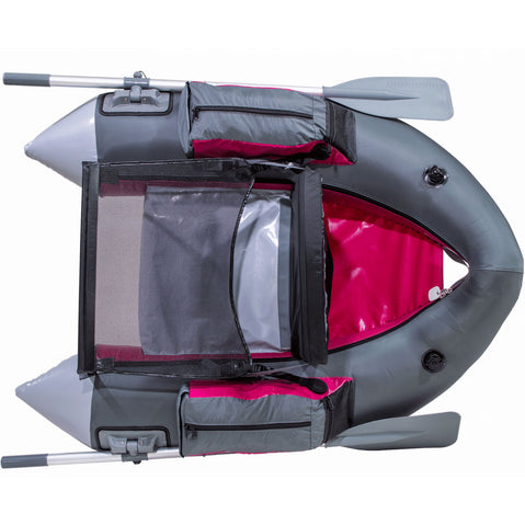 Outcast Cruzer Float Tube in Cranberry top