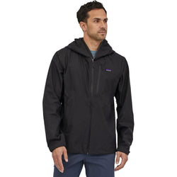 `Patagonia Men's Granite Crest Jacket model in black front