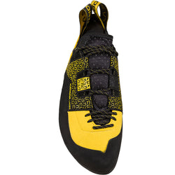 La Sportiva Men's Katana Lace Rock Climbing Shoes in Yellow/Black top