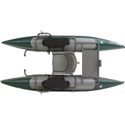 Outcast PAC 900FS Pontoon Boat in Green/Gray top