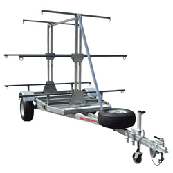 Malone MegaSport Outfitter 3 Tier Kayak Trailer angle